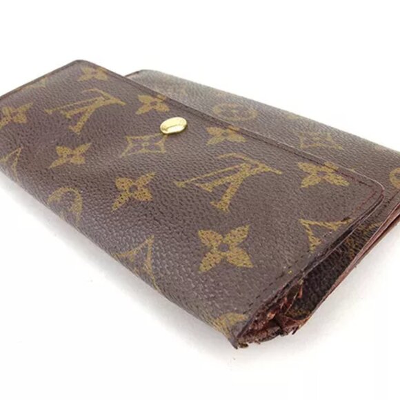 Louis Vuitton Wallet Purse Monogram Brown Woman unisex Authentic Used - Picture 6 of 6